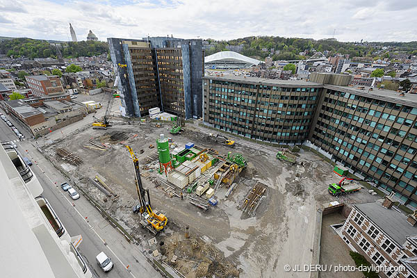 tour des finances à Liège (simulation)